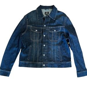 Lee - “Strong Arm” Legendary Men's Blue Classic Denim Rider Jacket - Size L